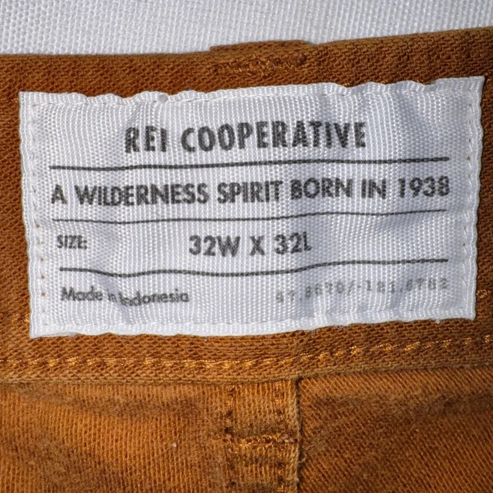 REI Co-op Trailsmith Jogger Pants Mens 32x32 Copper Brown Cotton Blend 23055-S22